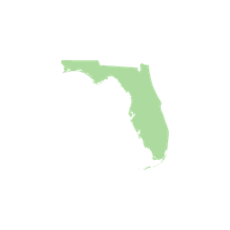 Florida service area map